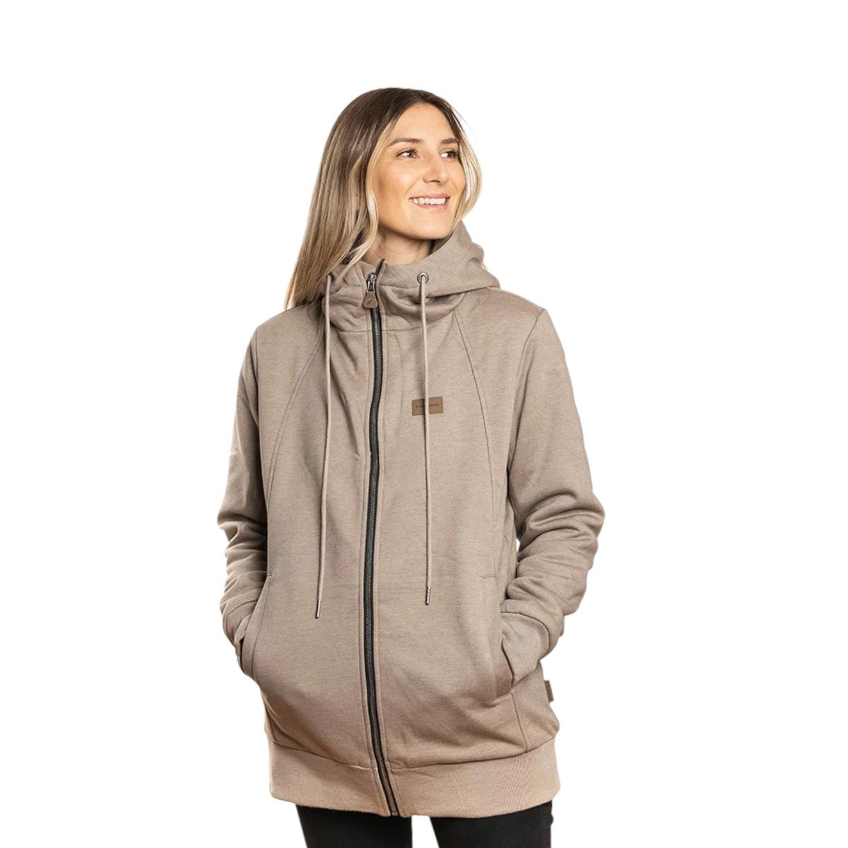 FALCONE - Polerón con Sherpa Ride Season V2 Taupe Mujer Falcone