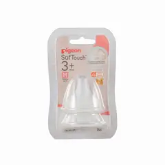 PIGEON - Pack 2 Tetinas Softouch Boca Ancha Tamaño M