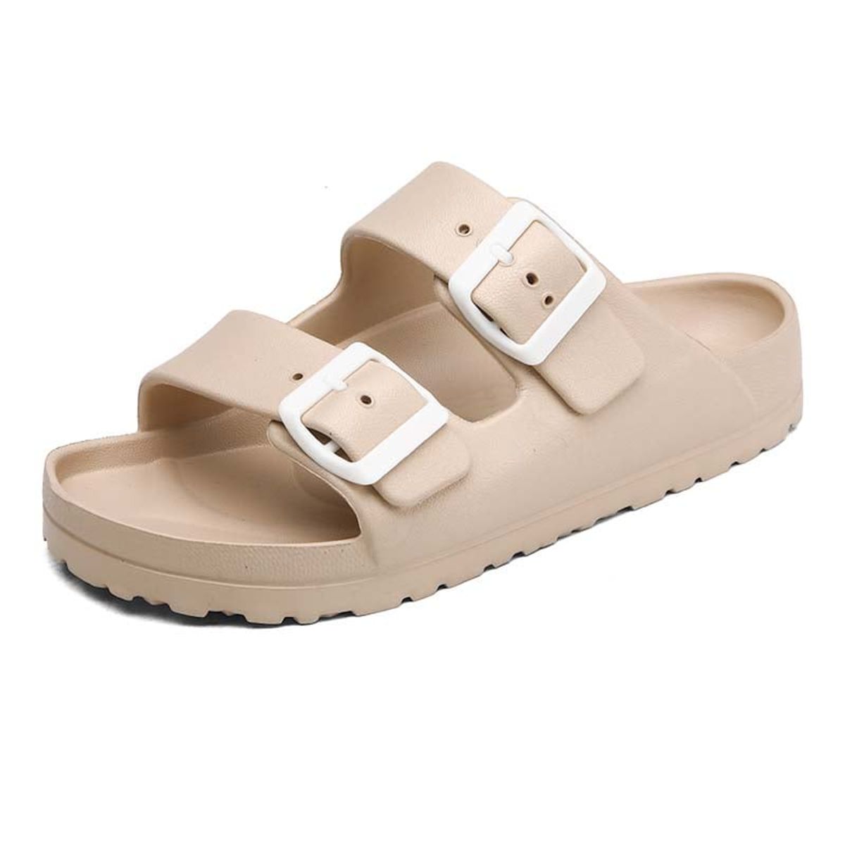 SHANDIAN - Sandalias Dedo Abierto Pantuflas Mujer Negro