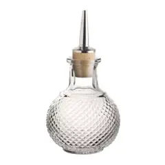 GENERICO - Botella Vidrio Redonda Con Dosificador 160cc Dante Dash