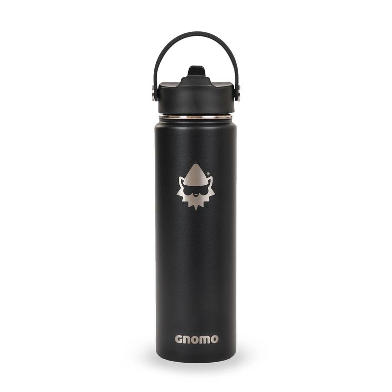 GNOMO - Botella Térmica Wide 651ml Black Gnomo