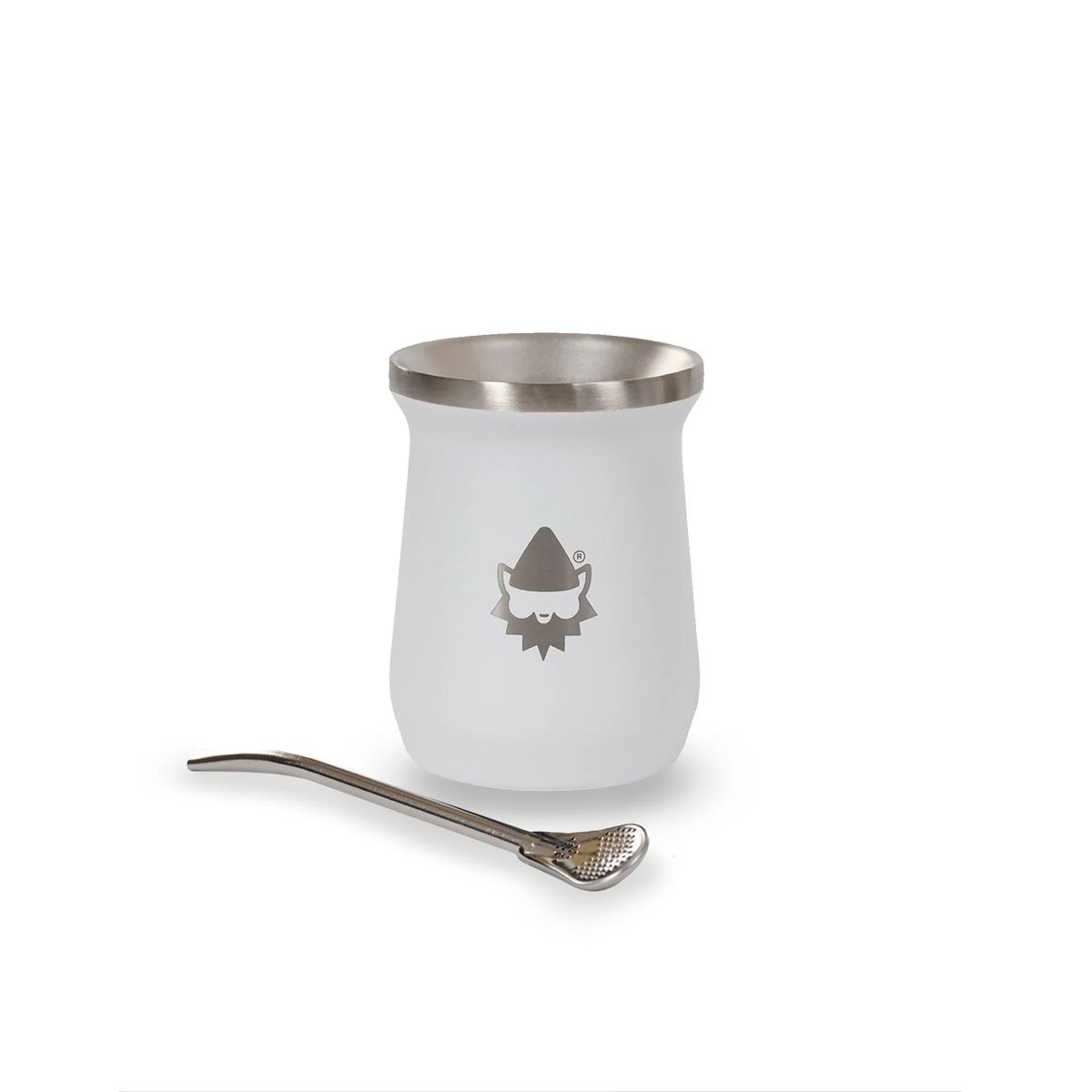 GNOMO - Mug Mate Térmico 236 ml White