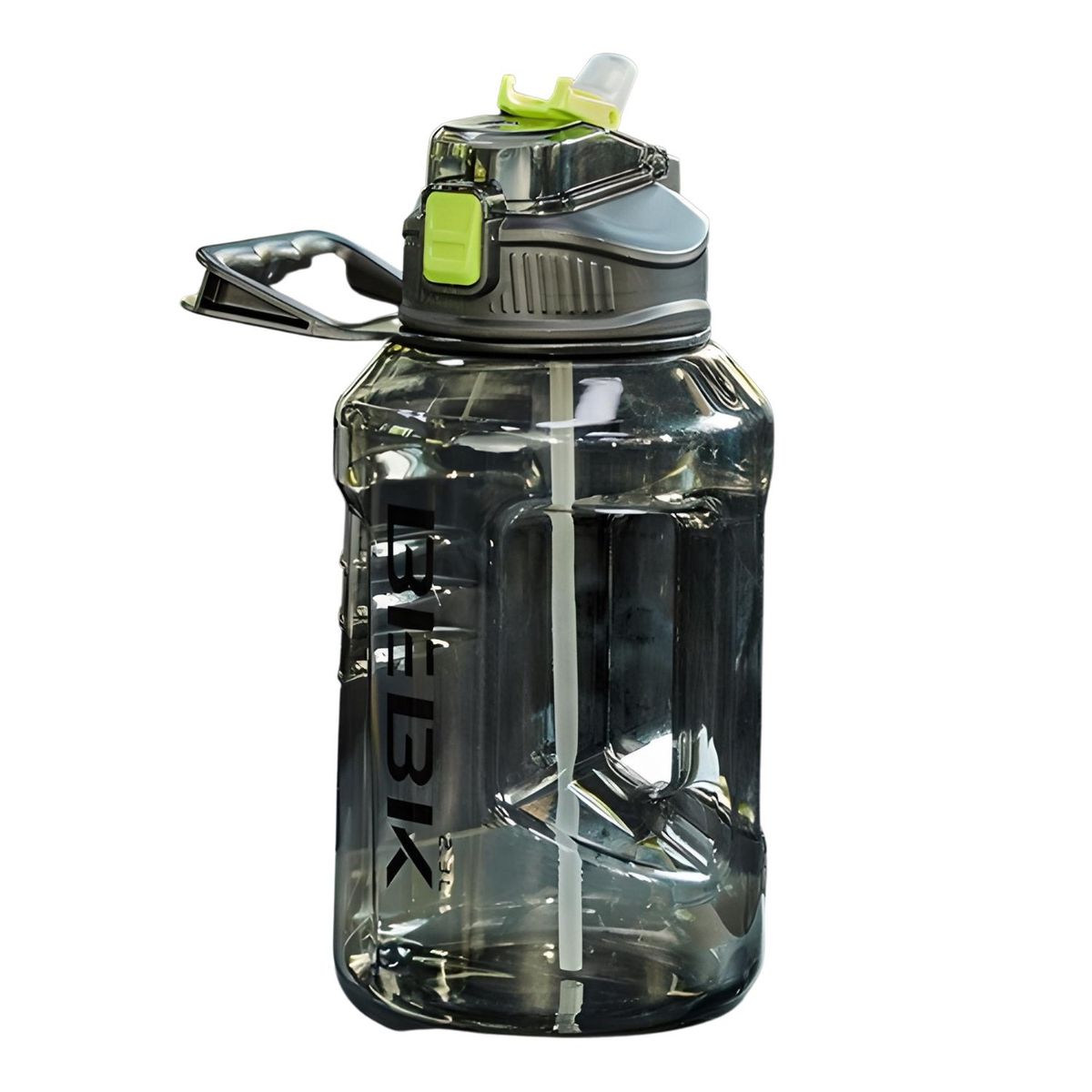 CRUSEC - Botella De Agua Deportiva Gym Fitness  Pajita Unisex 2300ml