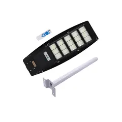 WANT - Lúminaria Pública Solar 3000Lúm 6000K Sensor + Brazo