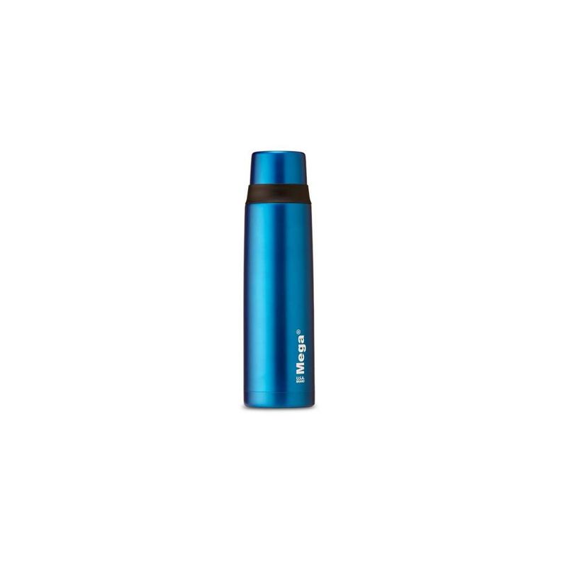 GENERICO - Termo Megaslim Caliente Frio Acero Inoxidable Azul 470ml