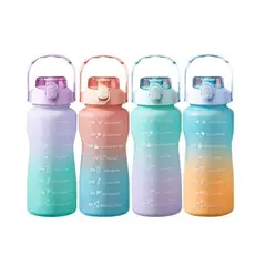 GENERICO - Botella Motivacional Agua 2 Litros Regalo 1 Botella 900ml