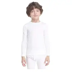 GARSIL - Polera Algodon Para Niños Niñas Camiseta Primera Capa De Manga Larga
