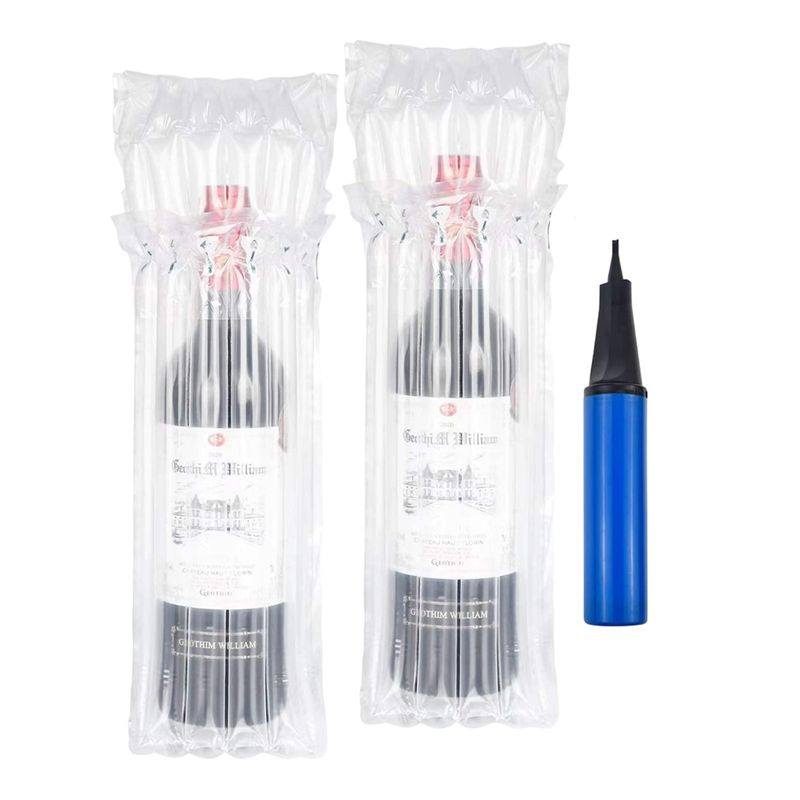 GENERICO - Protector De Botellas Bolsa De Aire Vinos Vidrio 10 Und