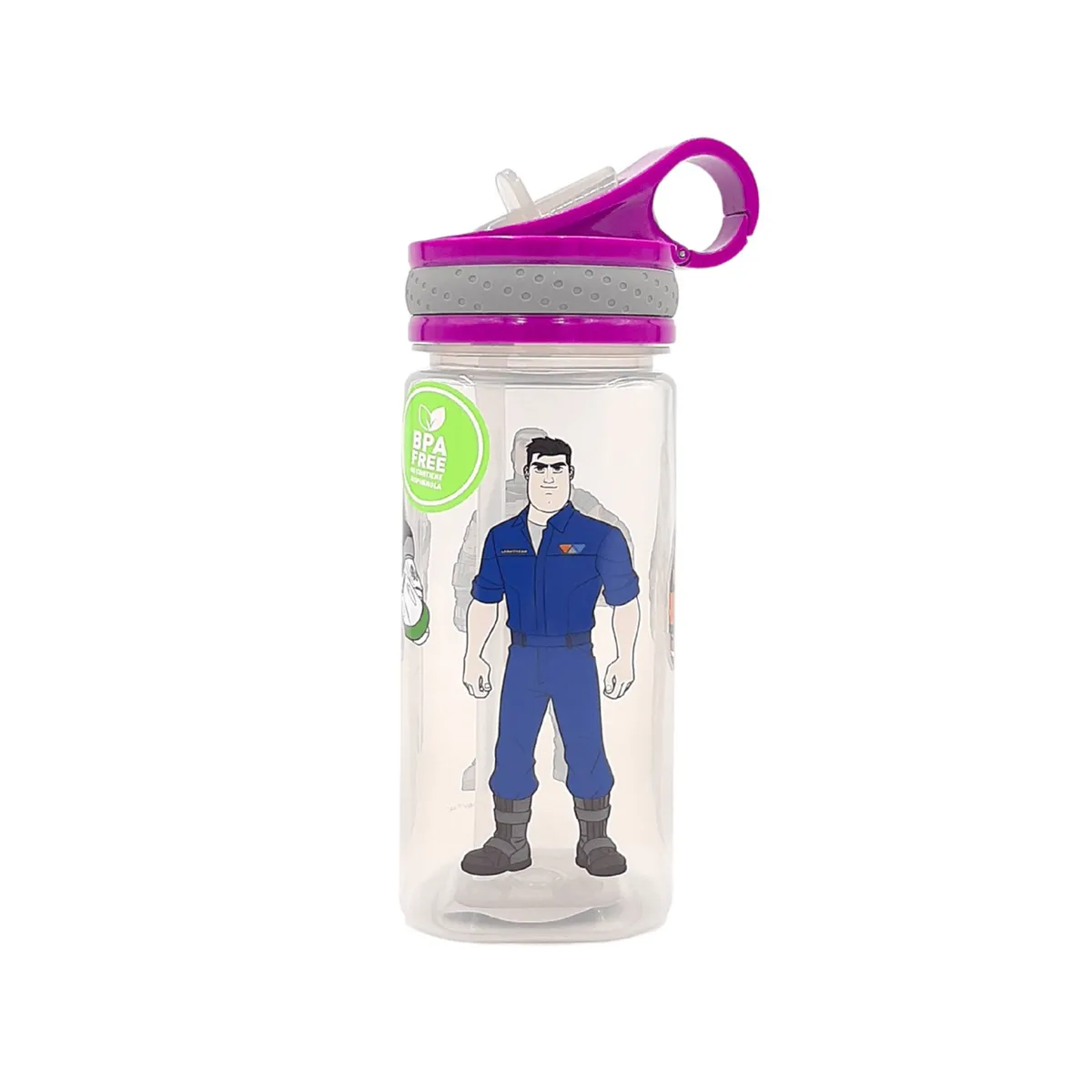 DISNEY - Botella Cuadrada Plástico 500 ml Diseño Buzz Lightyear