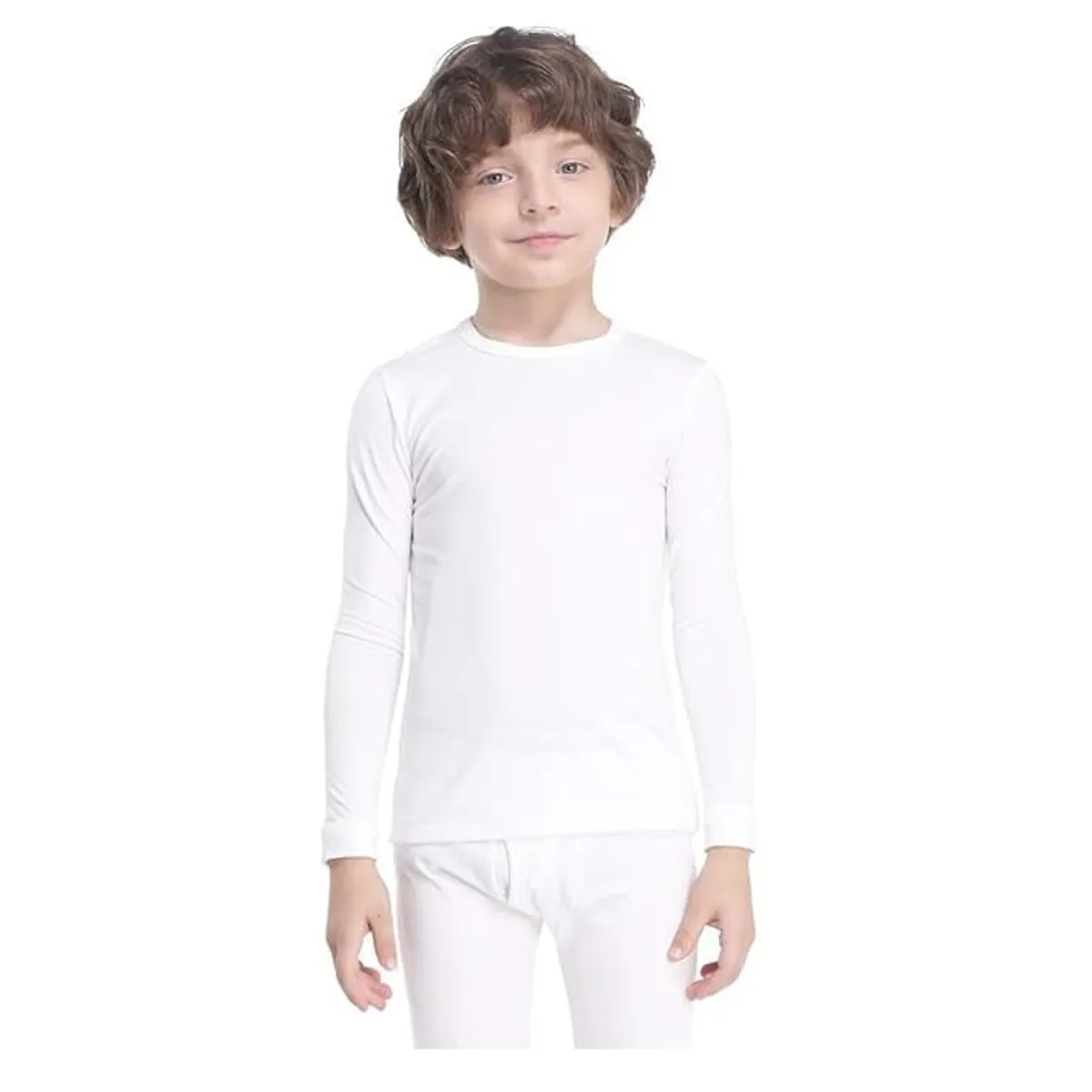 GARSIL - Polera Algodon Para Niños Niñas Camiseta Primera Capa De Manga Larga