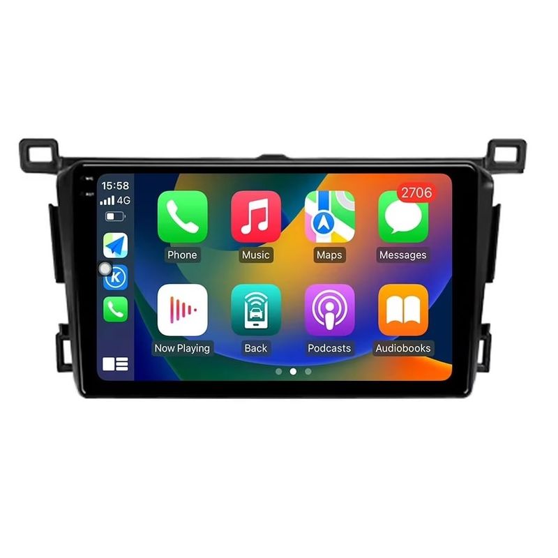 GENERICO - RADIO QLED CARPLAY / ANDROID AUTO  TOYOTA RAV4 2013-2019