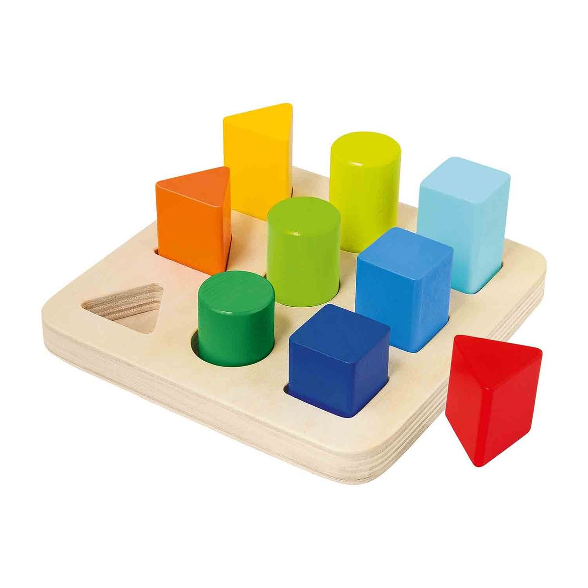 GENERICO - JUEGO DIDÁCTICO Formas geométricas de madera