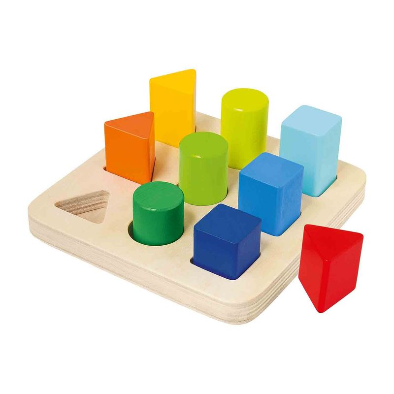 GENERICO - JUEGO DIDÁCTICO Formas geométricas de madera