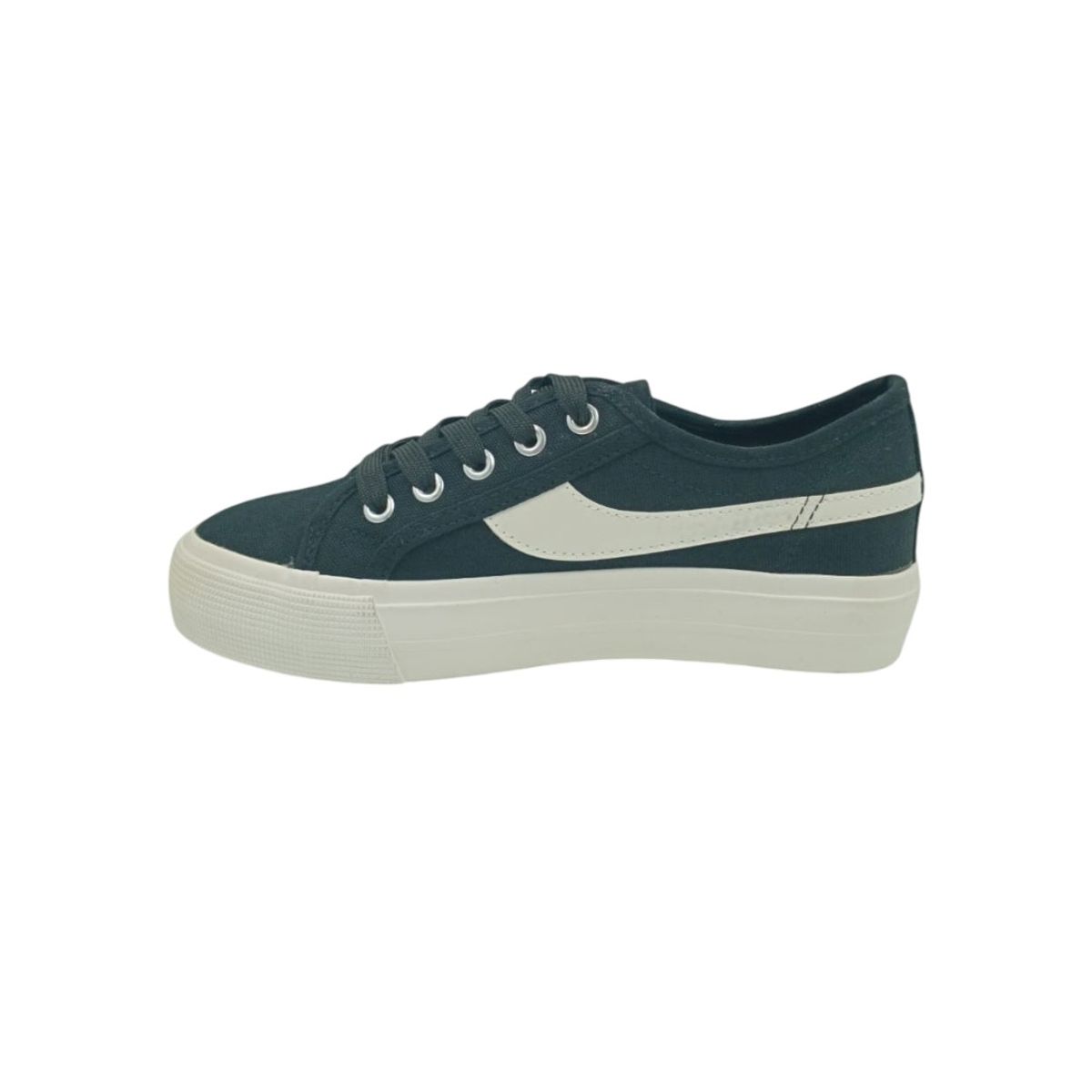 PAND G - Zapatilla Negra Lona Mujer