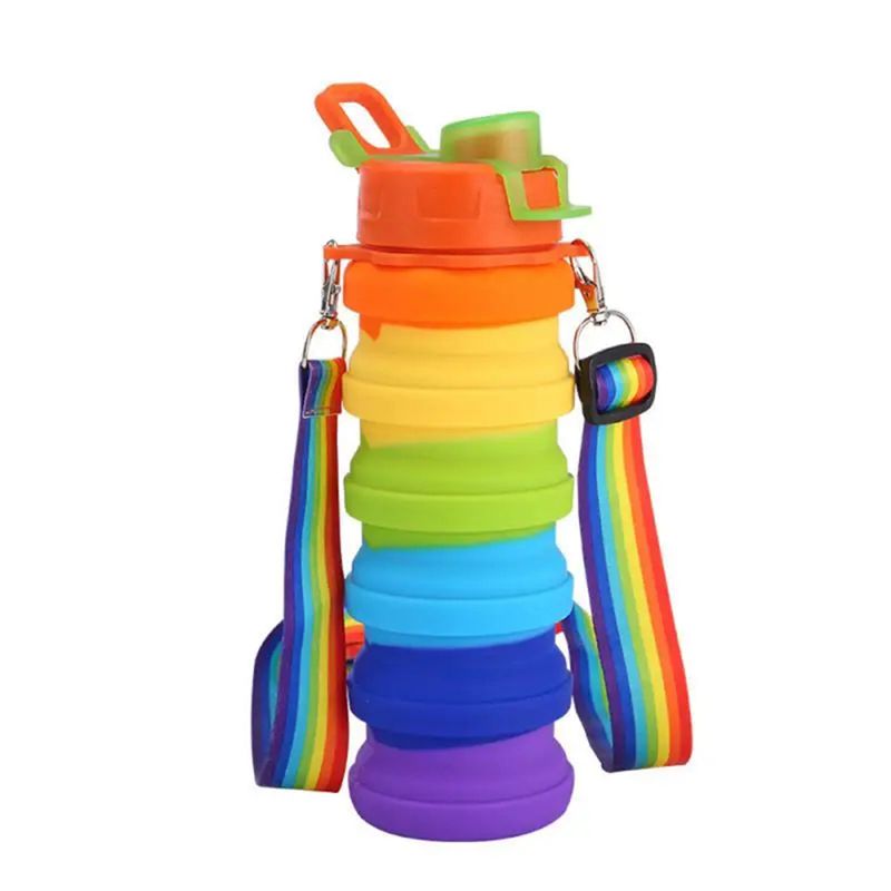 GENERICO - Botella De Agua Plegable Escolar Deportiva Para Niños Kawai