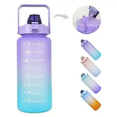 GENERICO - Botella De Agua Motivacional 2000ml Botella 2 Litros