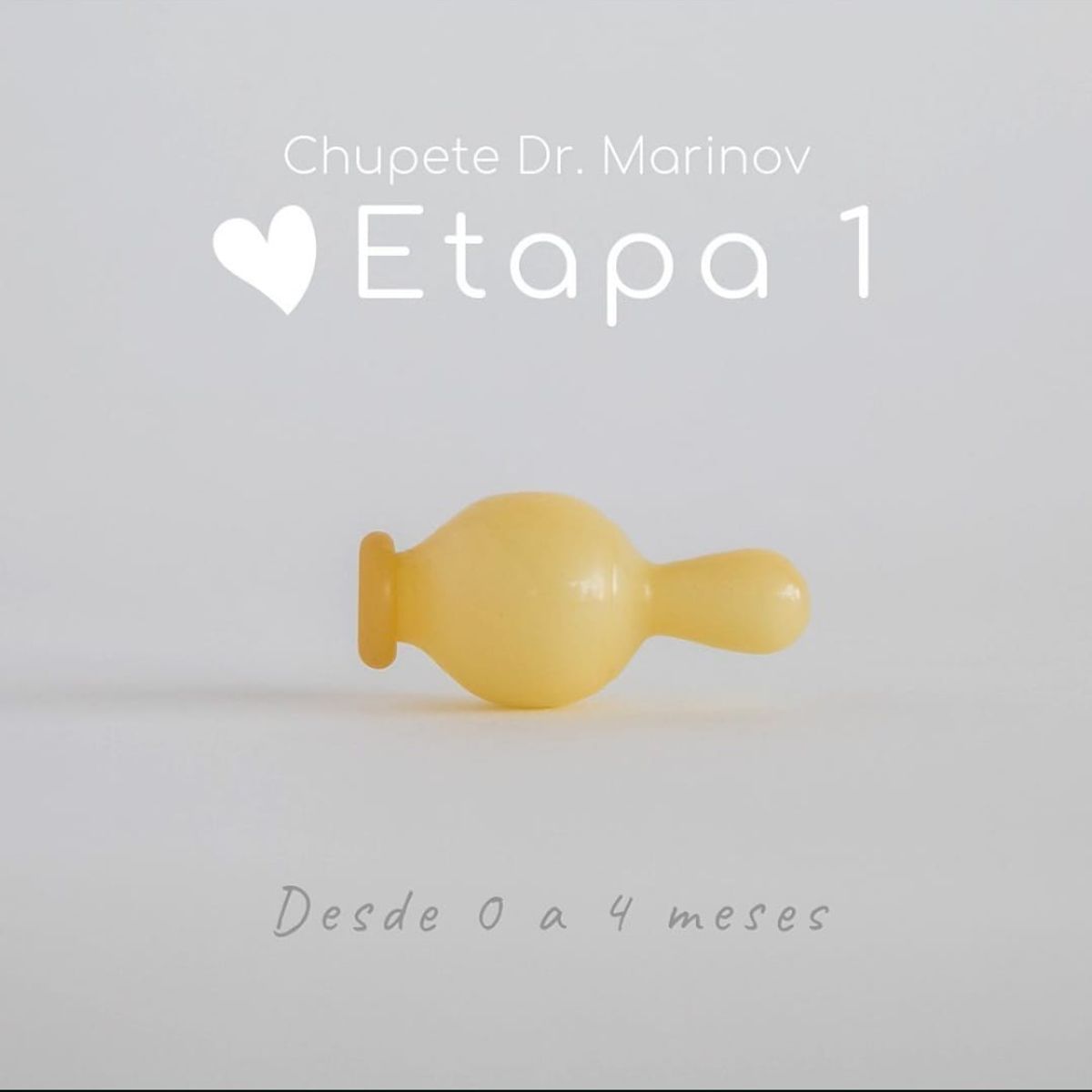 DR MARINOV - Chupete Ergonómico Bebe Dr. Marinov - Etapa 1 (0 a 4 meses)