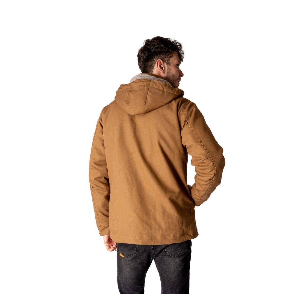 LENGA - Chaqueta Térmica Hombre Algodón Canvas Interior Sherpa Geike Lenga