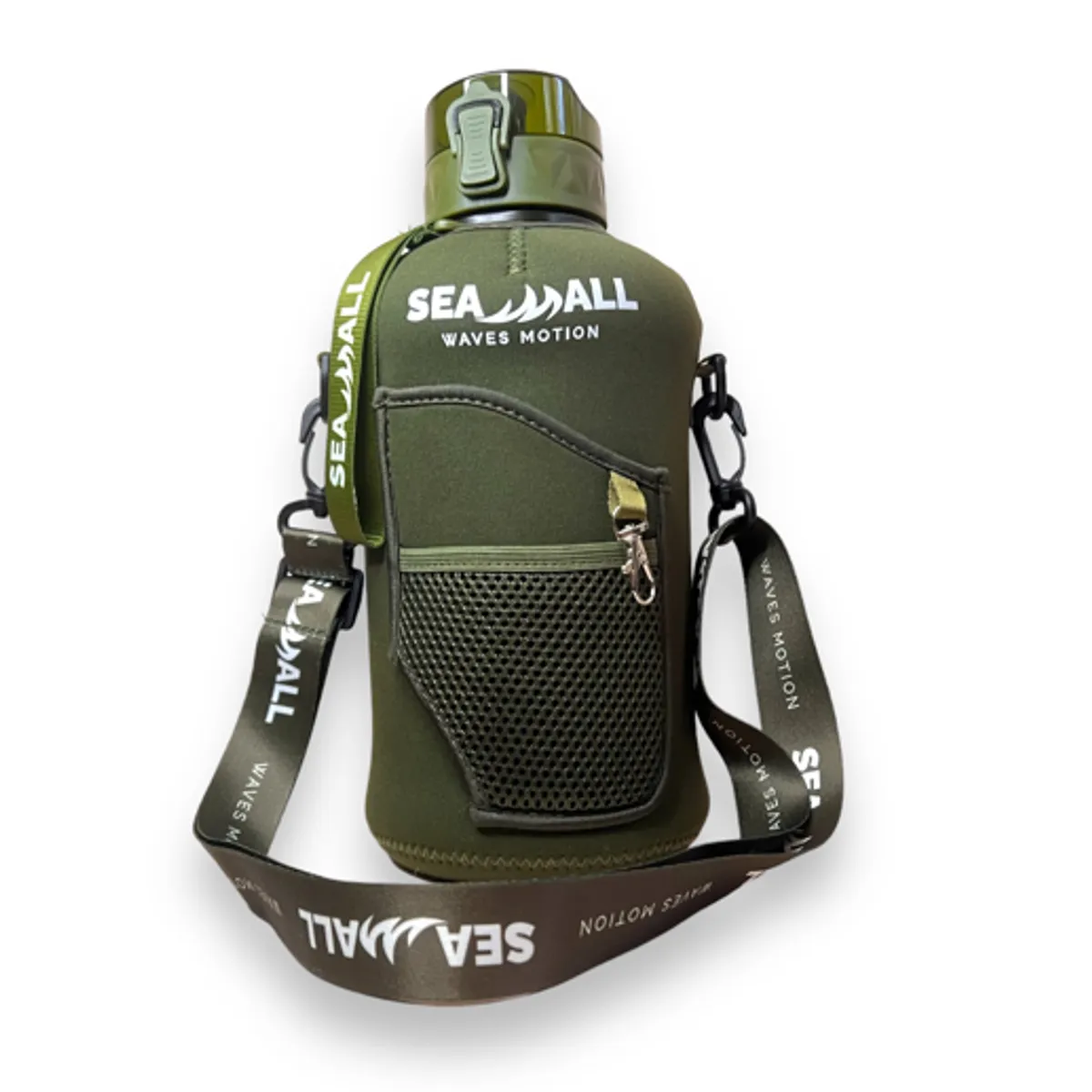 SEAWALL - Botella de Agua deportiva de 2 2lt Seawall Military Green