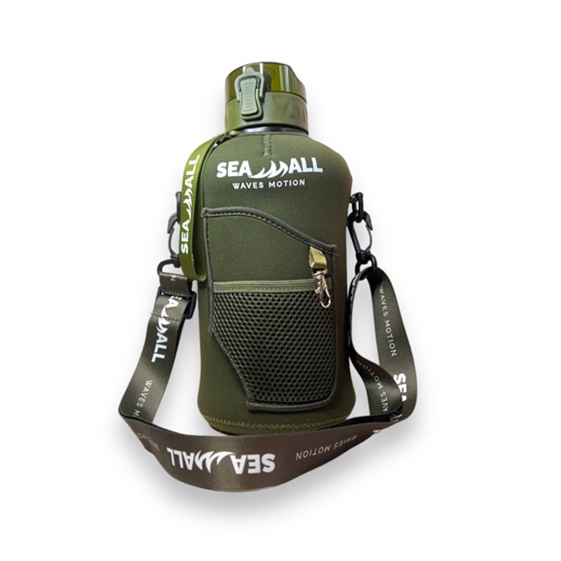 SEAWALL - Botella de Agua deportiva de 2 2lt Seawall Military Green