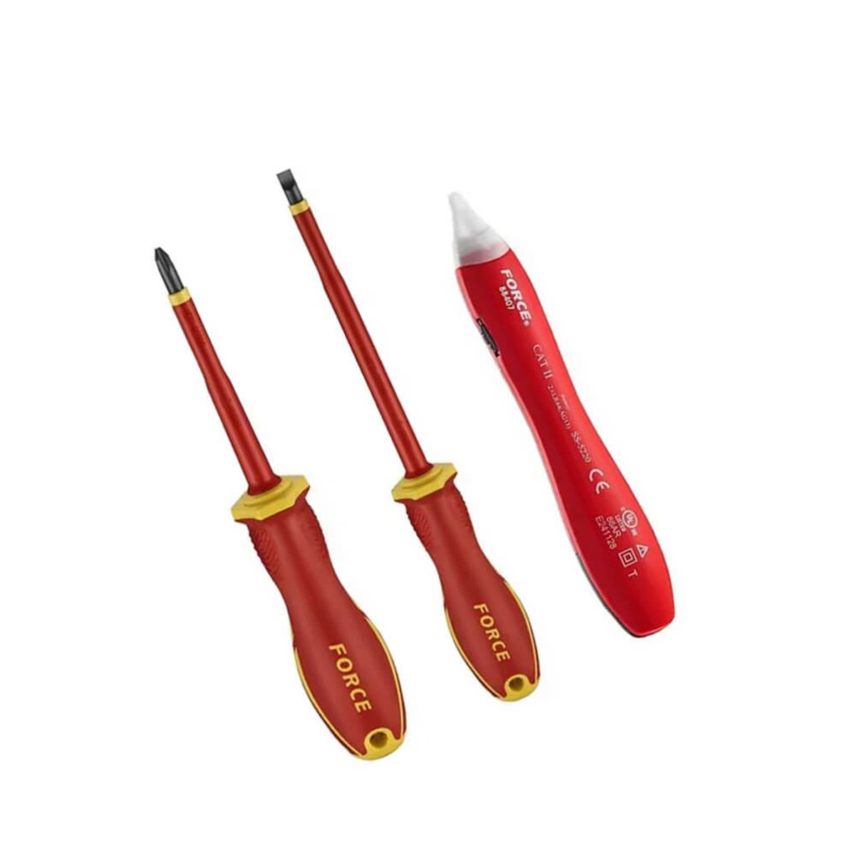 FORCE - Juego de Destornilladores Aislados Force - 12 Piezas