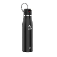 TAKEYA - Botella Térmica Traveler 740 Ml Tapa Flip Lock - Color Onyx
