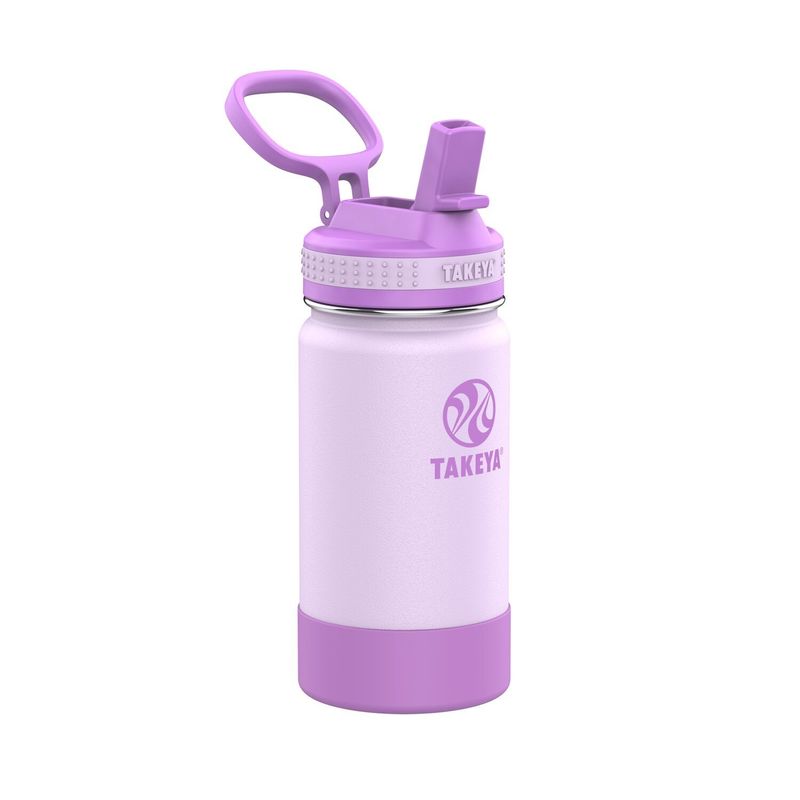 TAKEYA - Botella Takeya Kids Térmica 414 Ml Bombilla – Color Grape Purple