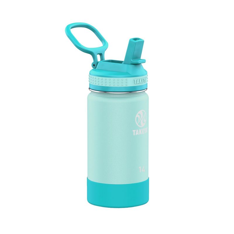 TAKEYA - Botella Takeya Kids Térmica 414 Ml Bombilla – Color Surfer/Lagoon
