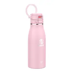 TAKEYA - Botella Térmica Traveler 500 Ml Tapa Flip Lock - Color Blush