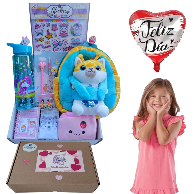 GENERICO - Botella unicornio 500 ml + accesorios kawaii regalo para niña