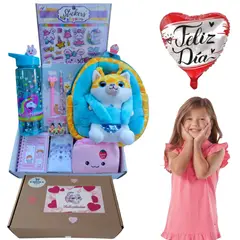 GENERICO - Botella unicornio 500 ml + accesorios kawaii regalo para niña