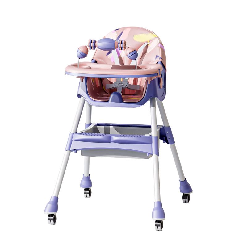 ALPHA - Silla Comer Bebe Doble Altura Safe Baby Entretenida