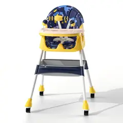 ALPHA - Silla Comer Bebe Doble Altura Safe Baby Entretenida