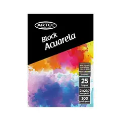 ARTEL - Block Acuarela 300gr A4 25 Hjs