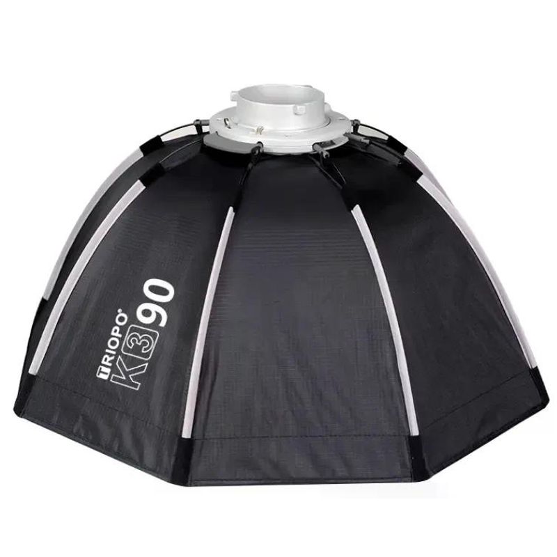 GENERICO - Triopo K3-90+TR-07C Softbox Octogonal Universal 90 Cm Montura Bowens y Speedlight