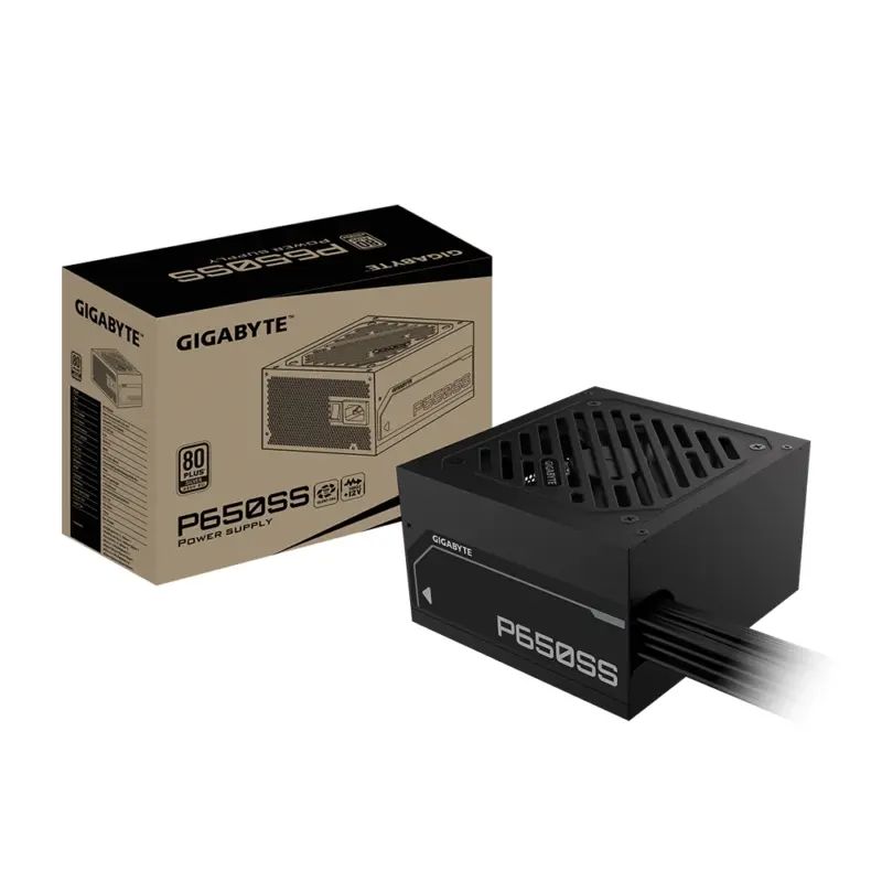 GIGABYTE - Fuente de Poder Gigabyte 650W GP-P650SS 80+ Silver