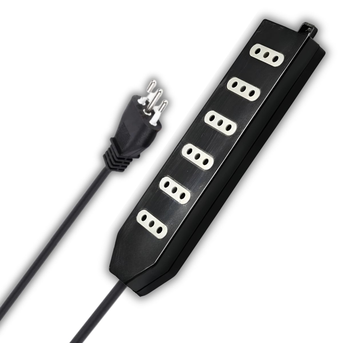 MACROTEL - Alargador 1.5M Certificado con 6 Tomas de Corriente ME-206B1