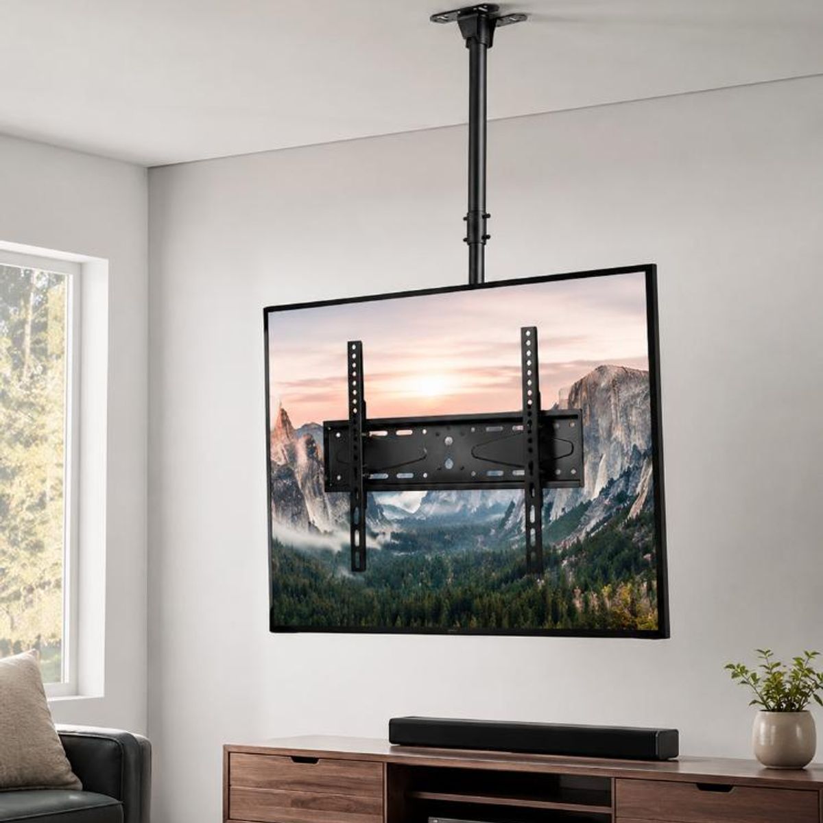 GENERICO - Soporte Tv Techo O Pared Ajustable 32 A 70" Rotación 360°