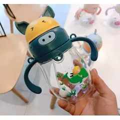 GENERICO - Vaso Educativo Niños Y Bebes Con Bombilla Diseño