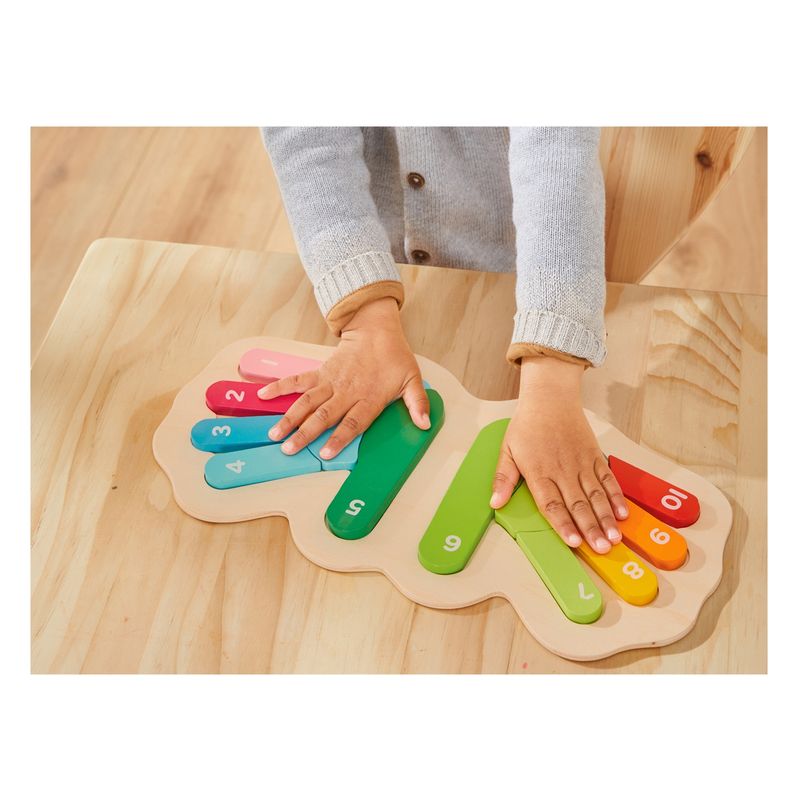 GENERICO - Puzzle de madera Montessori para niños MANOS
