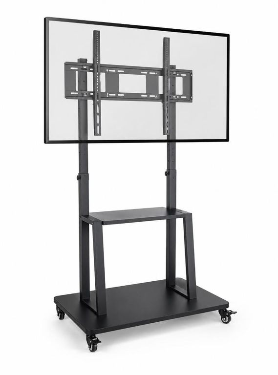 GENERICO Soporte Tv Base Pedestal Con Ruedas Monitor 32 A 72p 155cm - Negro