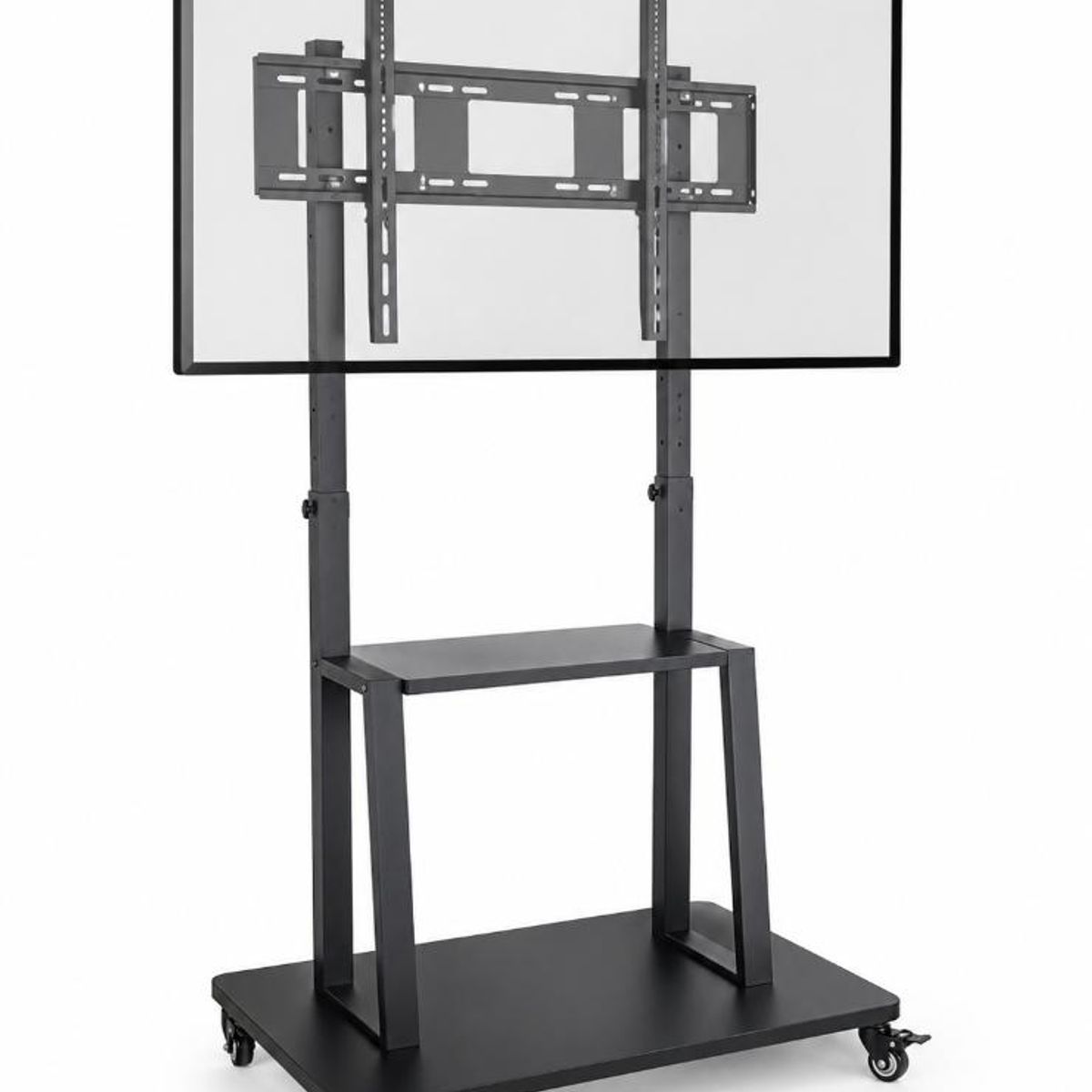GENERICO - Soporte Tv Base Pedestal Con Ruedas Monitor 32 A 72p 155cm - Negro