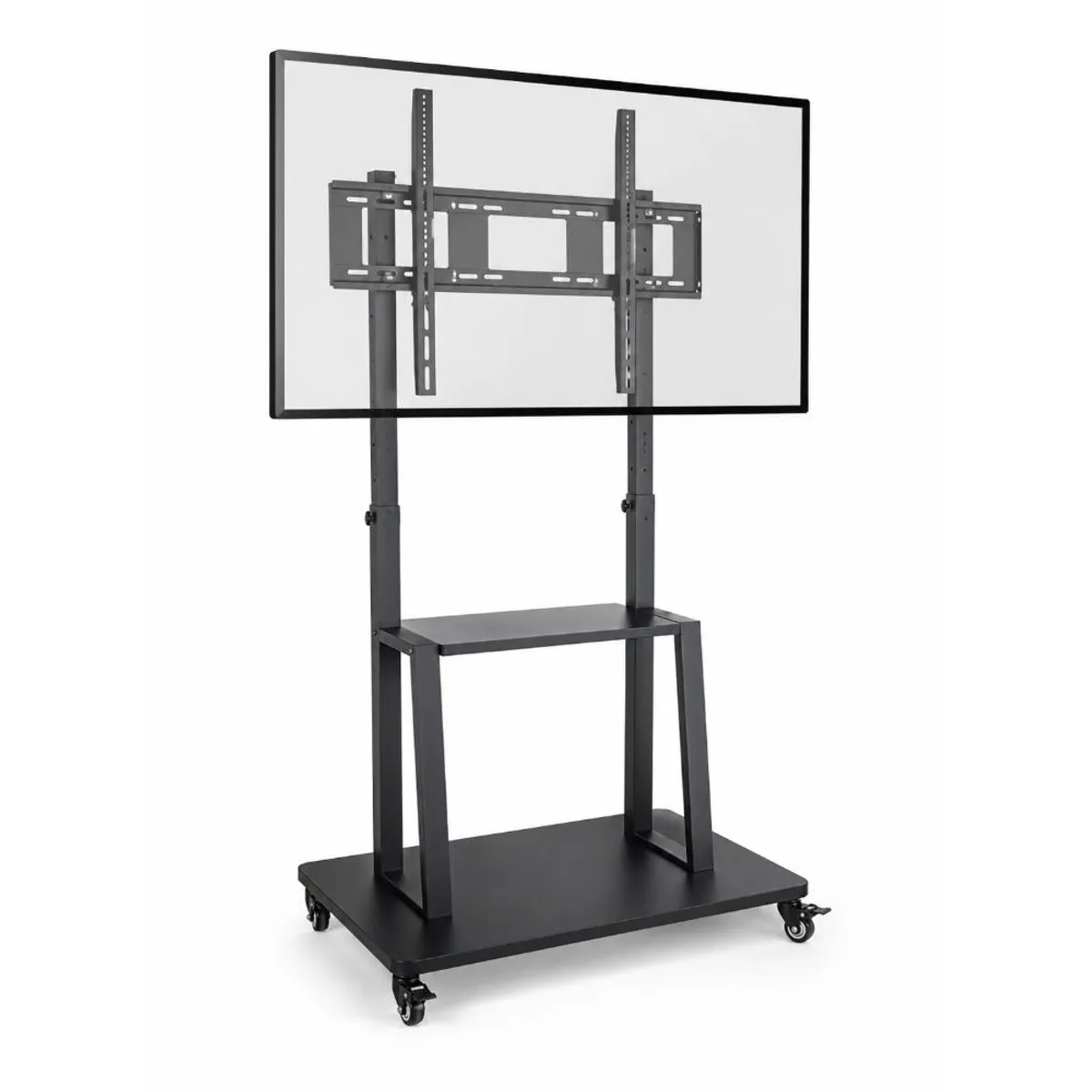 GENERICO - Soporte Tv Base Pedestal Con Ruedas Monitor 32 A 72p 155cm - Negro