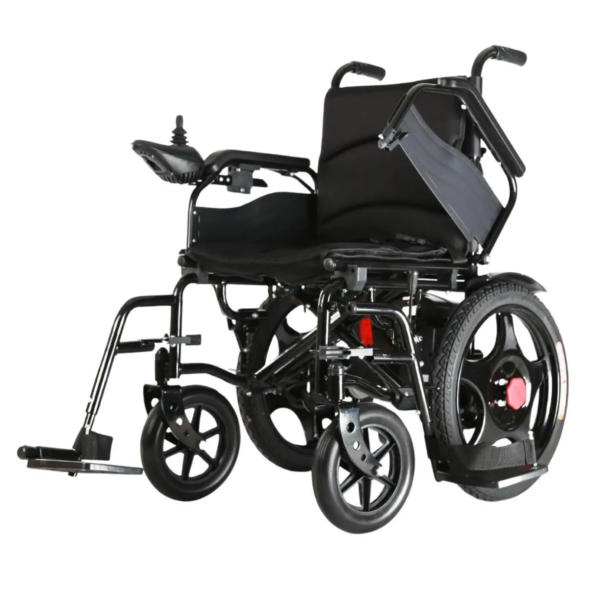 TOTAL - Silla De Ruedas Eléctrica Plegable Con Joystick - Negro