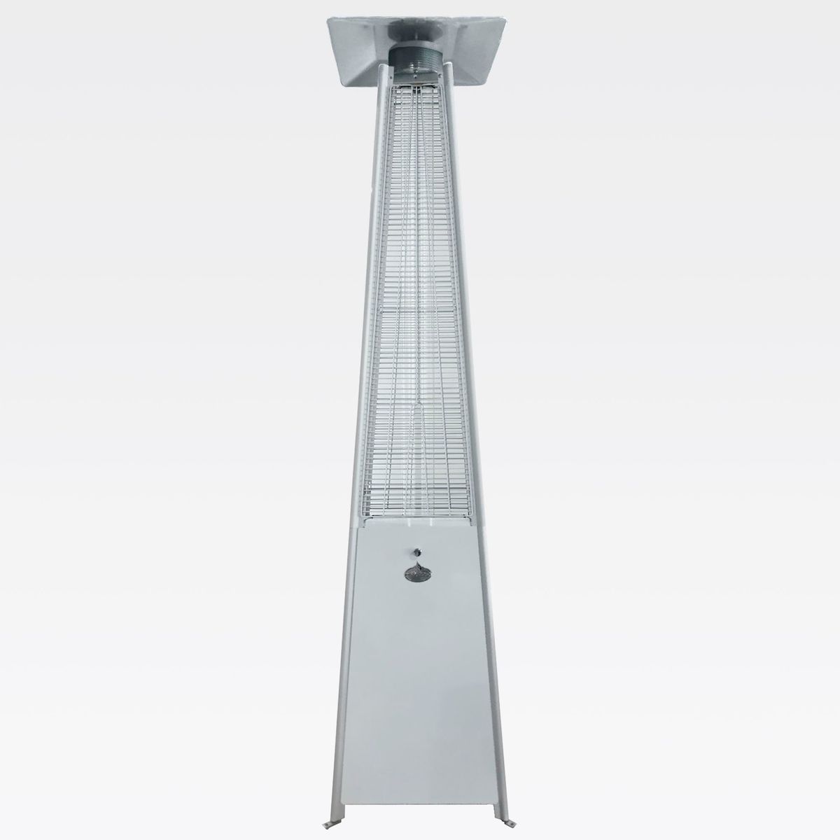 KLYMA - Estufa a Gas Exterior Terraza OBELISK White