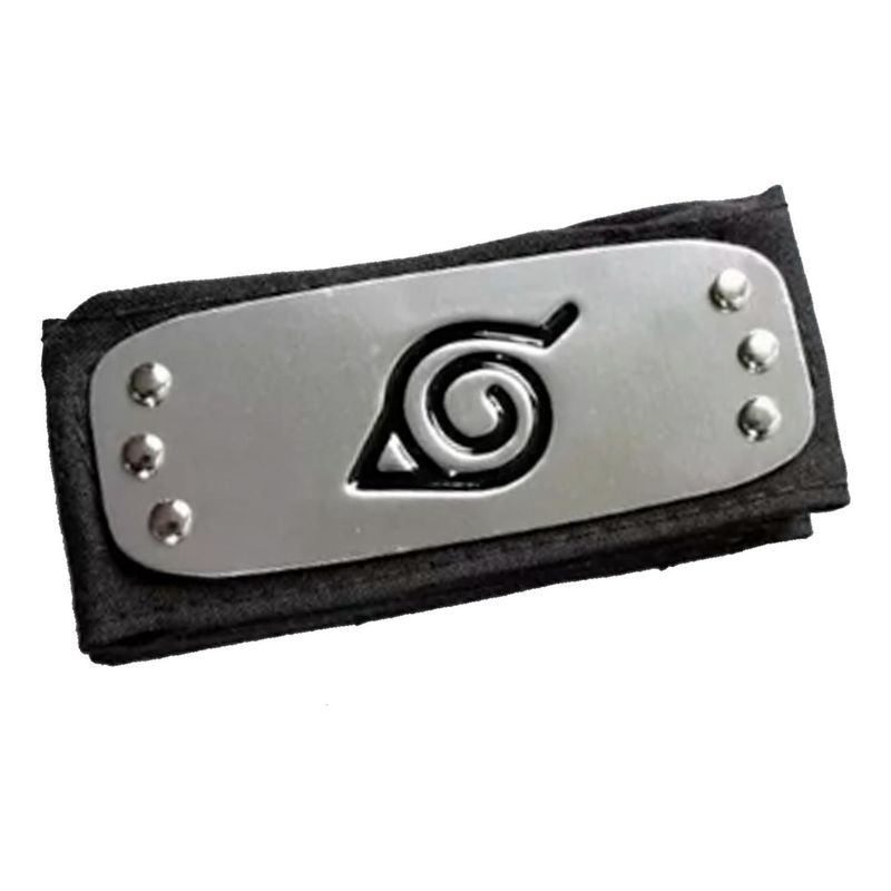 GENERICO - Bandana De Naruto. Aldea De La Hoja. Tela Y Metal. Muy Buena