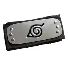 GENERICO - Bandana De Naruto. Aldea De La Hoja. Tela Y Metal. Muy Buena