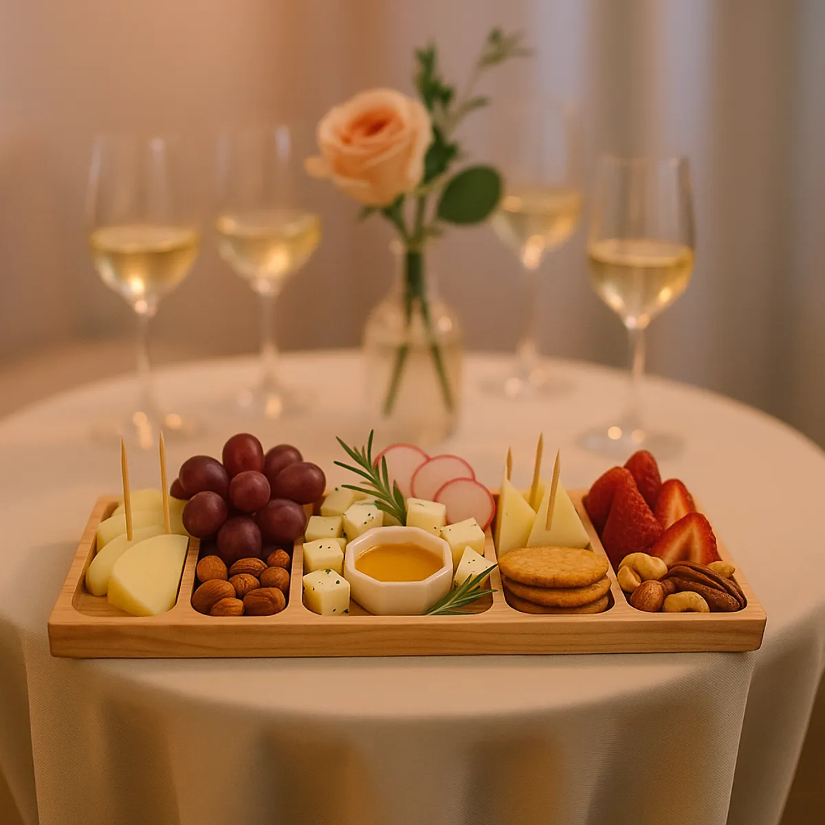 GENERICO - Tabla De Picoteo, Picadillo O Cocktail Mod2,  80x23x4 Cm