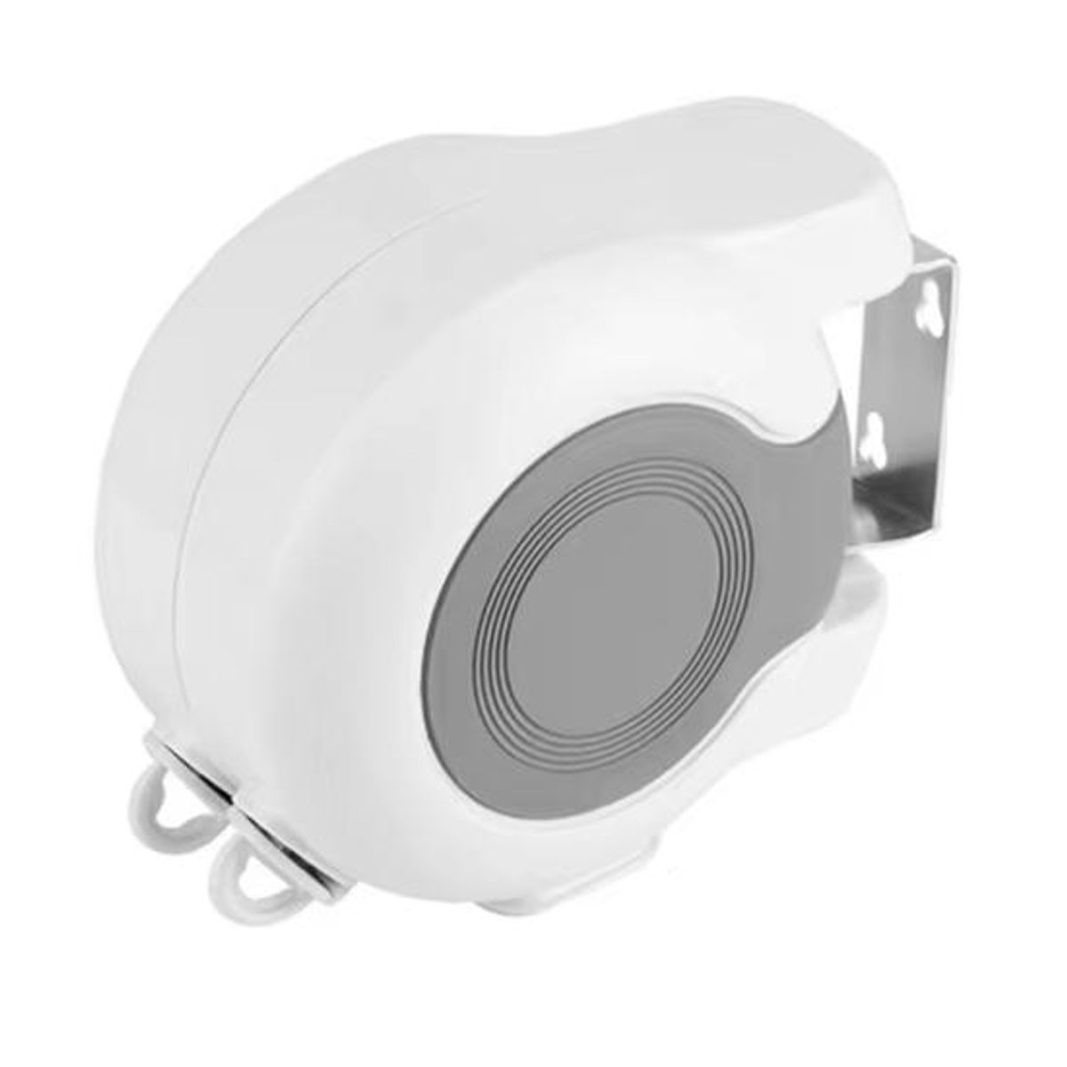 GENERICO - Tendedero retráctil ropa colgador pared doble línea 13m blanco