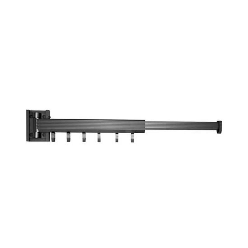 GENERICO - Tendedero plegable colgador ropa tamaño ajustable Casatua negro